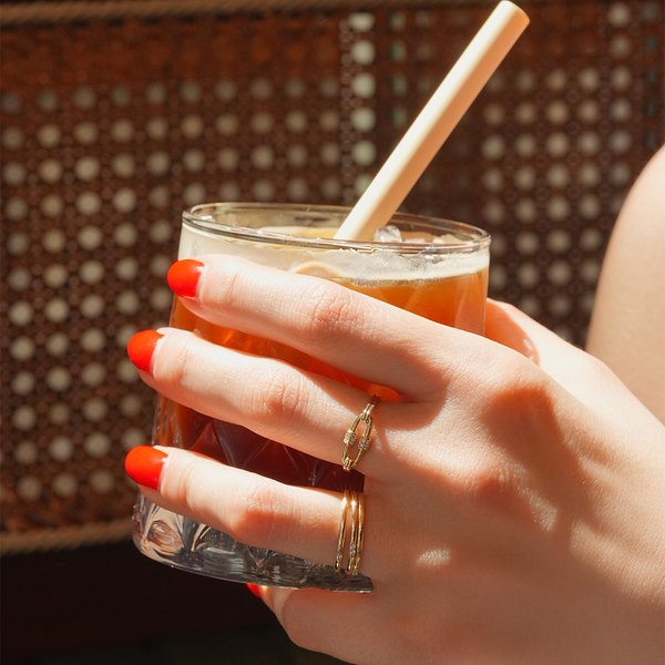 Birleşik Pırlanta Taşlı Yüzük