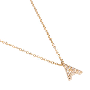 Altın ve Pırlanta Harf Kolye