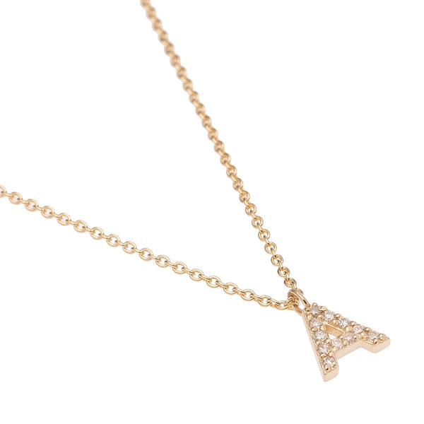 Altın ve Pırlanta Harf Kolye