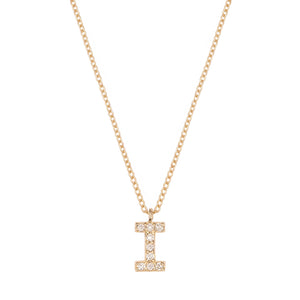 Altın ve Pırlanta Harf Kolye