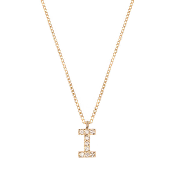 Altın ve Pırlanta Harf Kolye