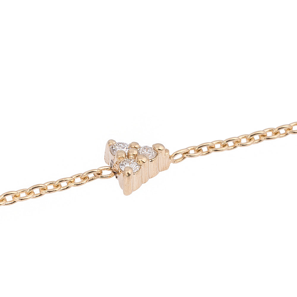 Triangle Stone Diamond Bracelet