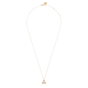 Yonca Pırlanta Taşlı Kolye