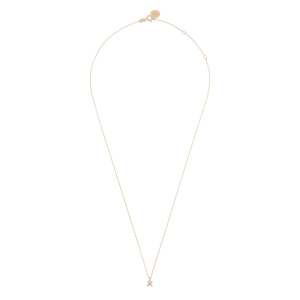 Çiçek Pırlanta Taşlı Kolye