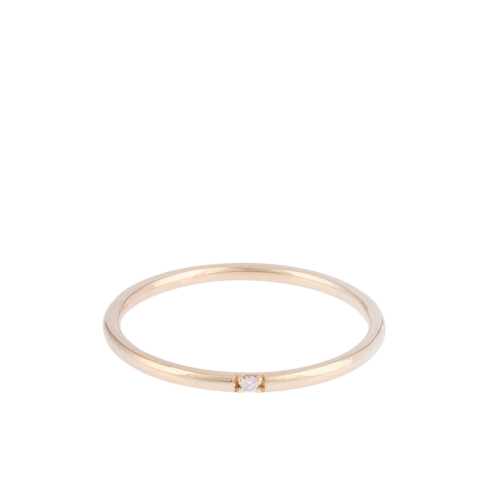 Single Stone Diamond Ring