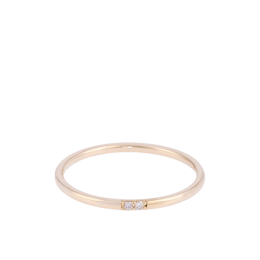 Double Stone Diamond Ring