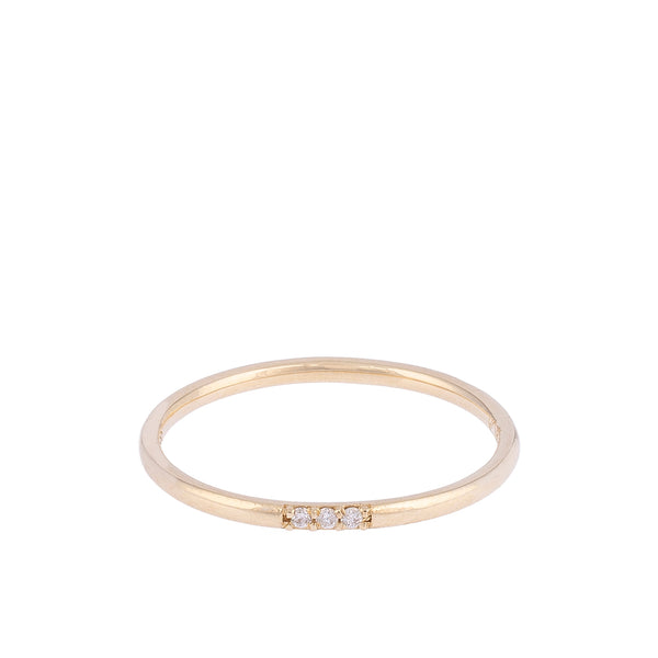 Three Stone Diamond Ring