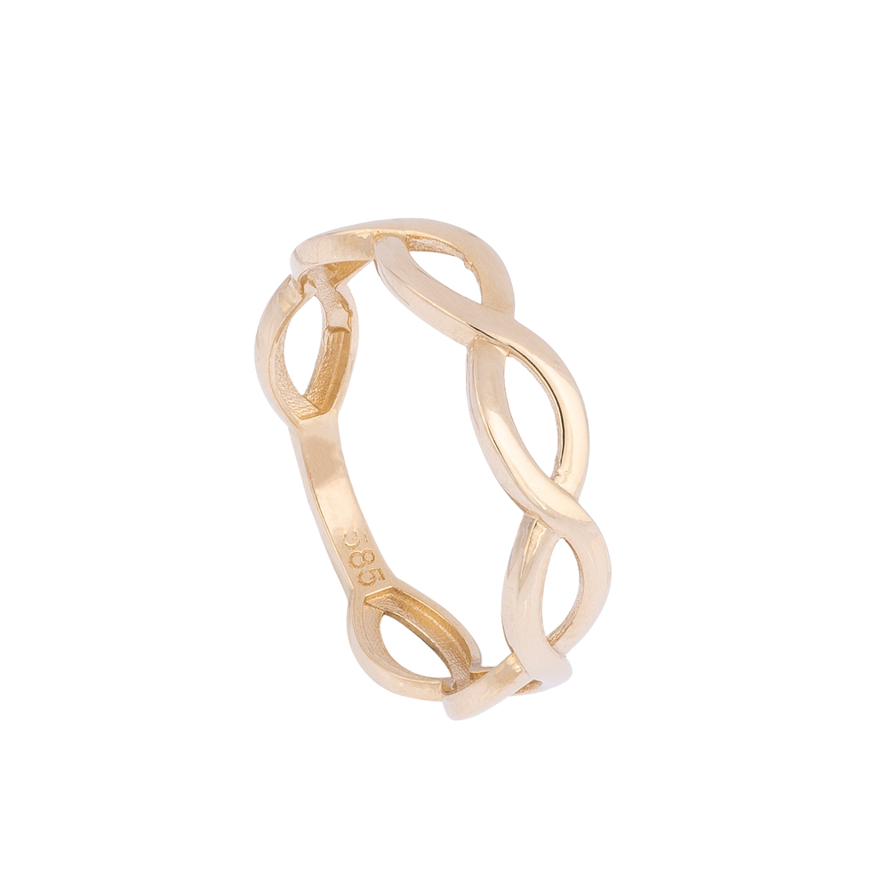Spiral Plain Ring