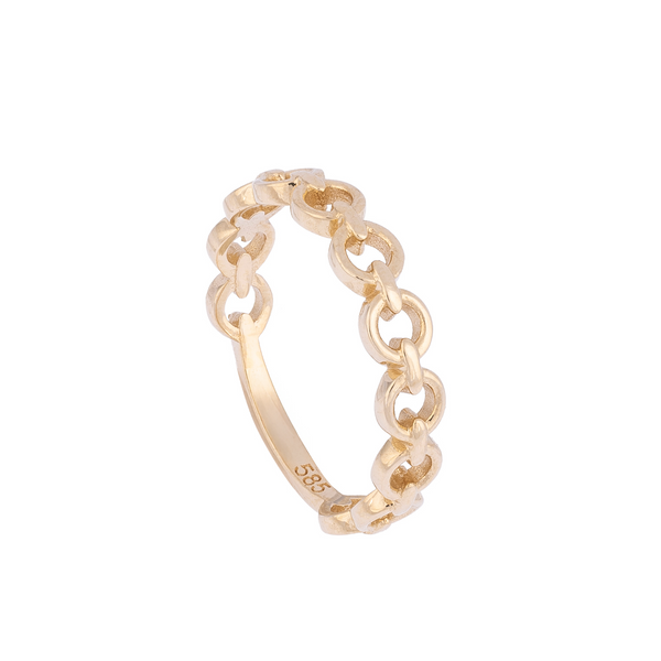 Round Combined Plain Ring