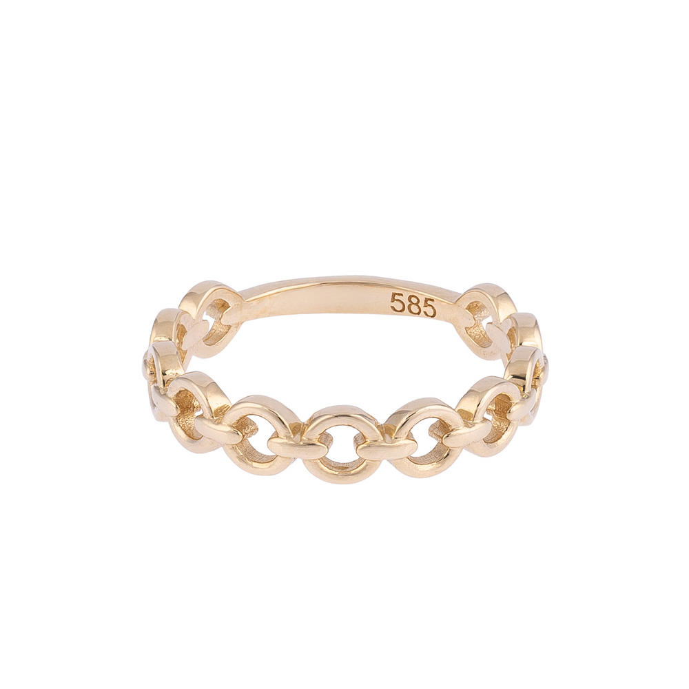 Round Combined Plain Ring