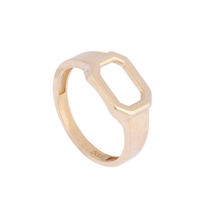 Octagonal Plain Ring
