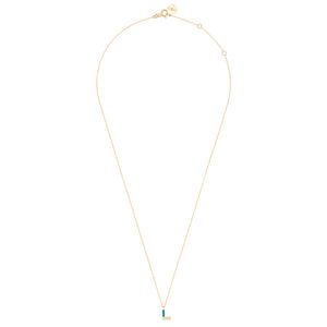 Mineli Altın ve Pırlanta Harf Kolye