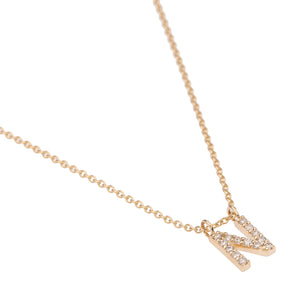 Altın ve Pırlanta Harf Kolye