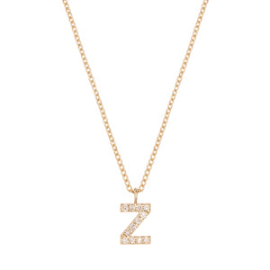 Altın ve Pırlanta Harf Kolye