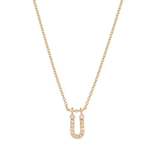 Altın ve Pırlanta Harf Kolye