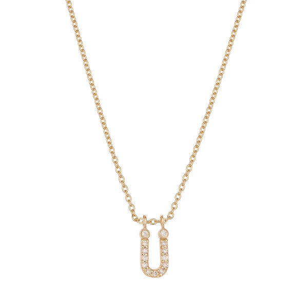 Altın ve Pırlanta Harf Kolye