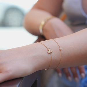 Flower Diamond Bracelet